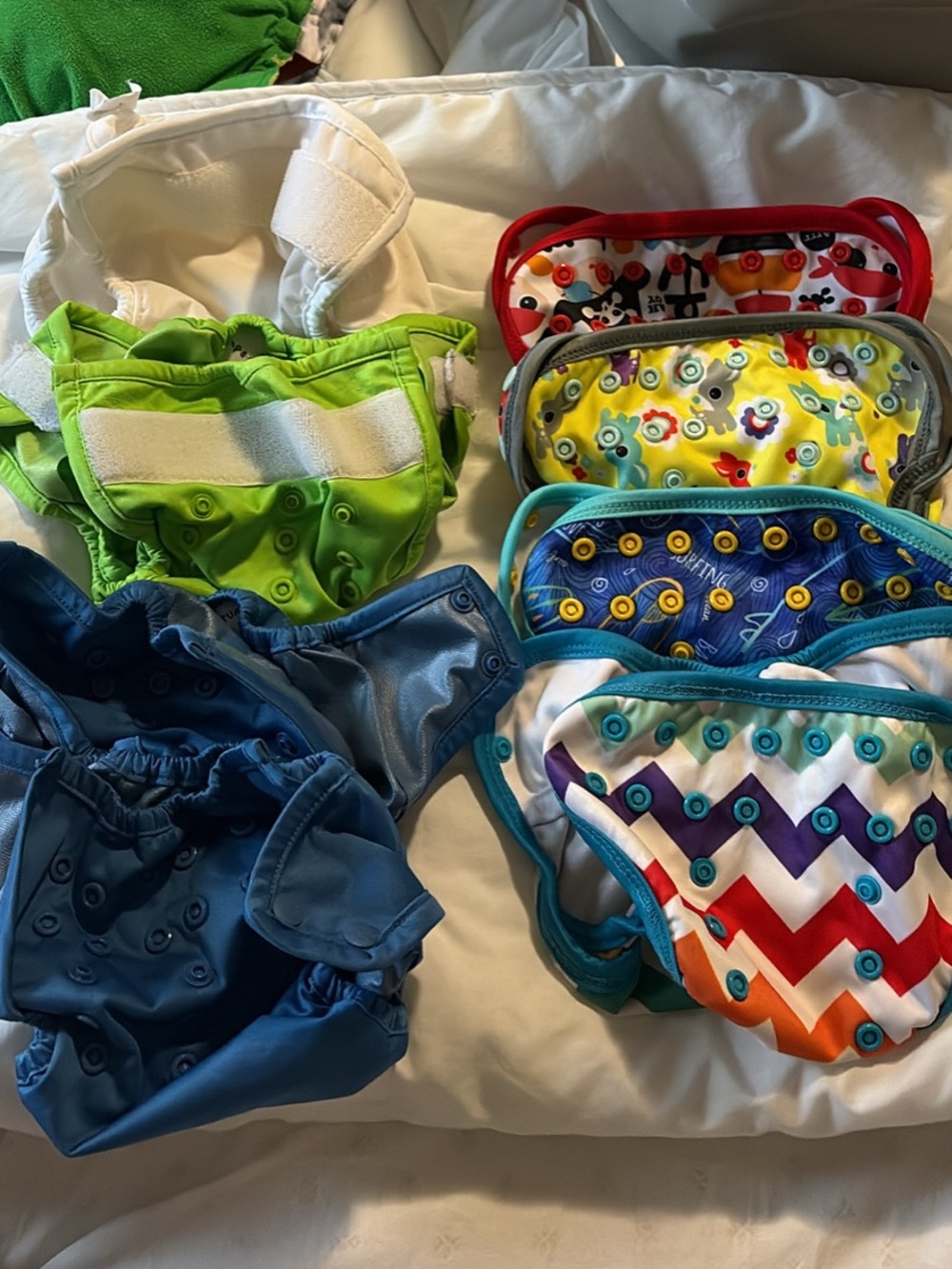 Newborn cloth diaper covers
